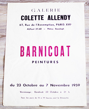 Exhibition Poster by John Barnicoat