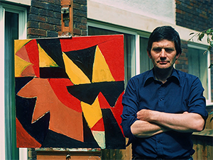 John Barnicoat outside his studio