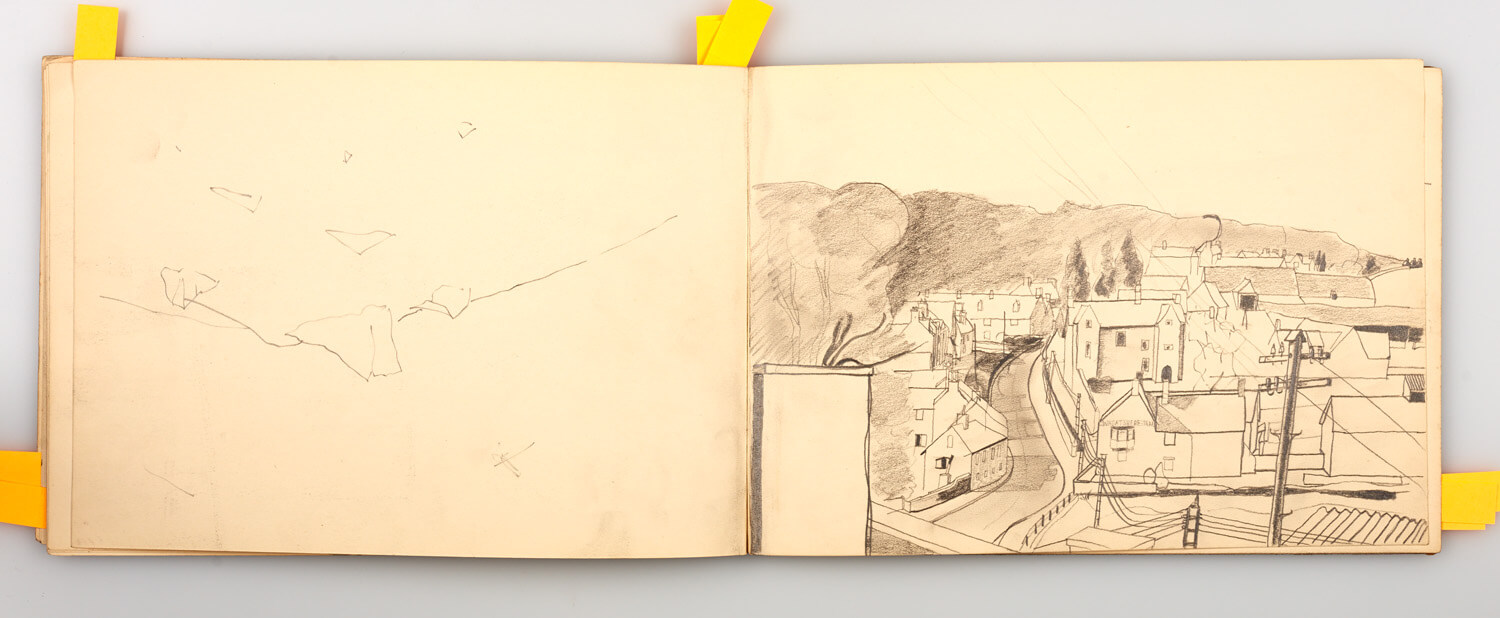 JB268 - Cornish Sketch Book 1946_48 - 1946 - 18 x 25 cm - Pencil