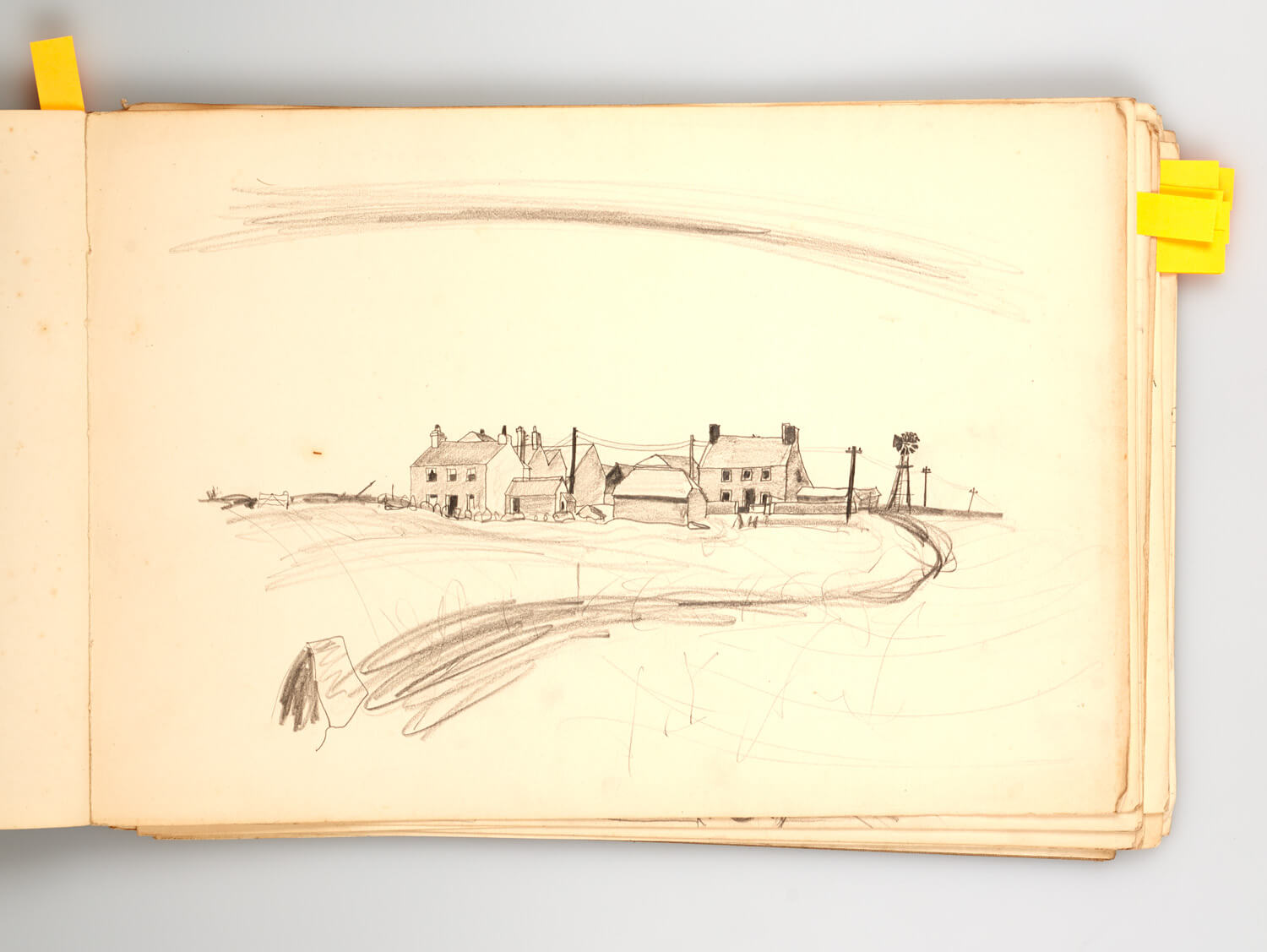 JB273 - Cornish Sketch Book 1948 - 1948 - 25 x 36.5 cm - Pencil