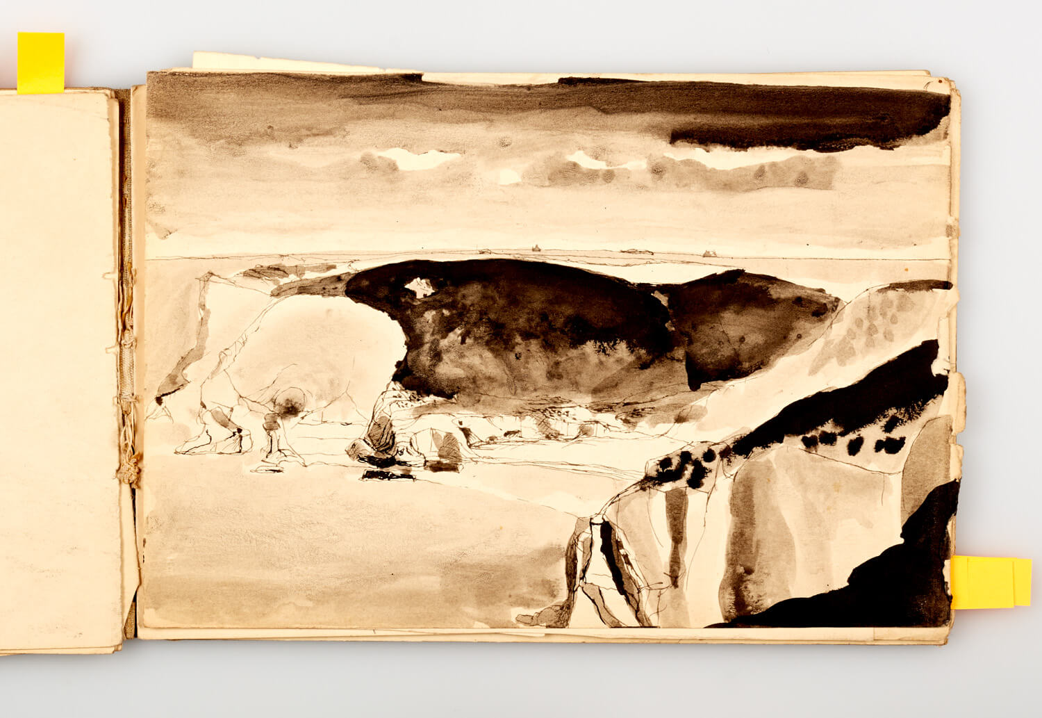 JB291 - Cornish Sketch Book 1948_49 - 1949 - 17.5 x 25.5 cm - Pen and wash